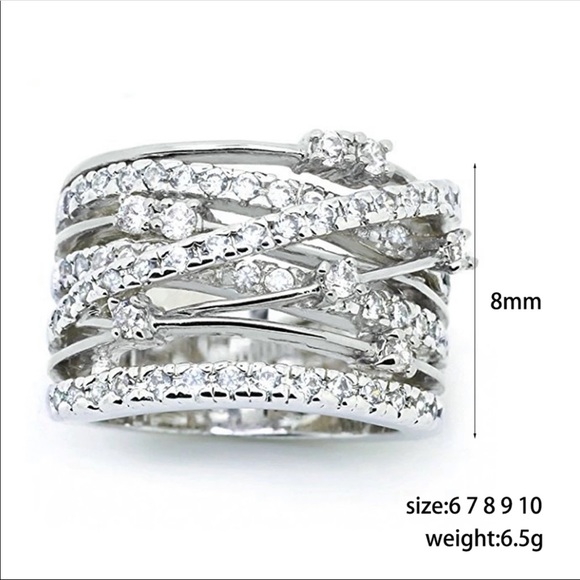 New Arrival Silver Zircon Stone Ring for Women - Picture 7 of 8